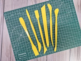 Set 6 herramientas plasticas para ceramica 